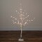 Nearly Natural Pre-Lit Birch Artificial Christmas Tree - 4' - Warm White LED Lights
